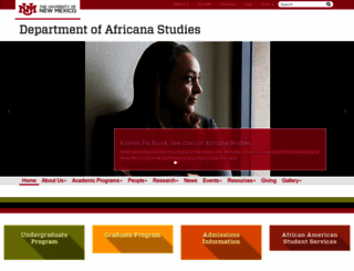 africanastudies.unm.edu screenshot