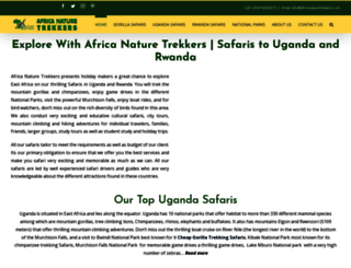 africanaturetrekkers.com screenshot
