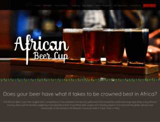 africanbeercup.com screenshot
