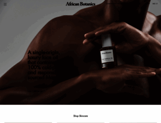 africanbotanics.com screenshot