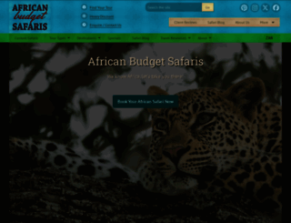africanbudgetsafaris.com screenshot