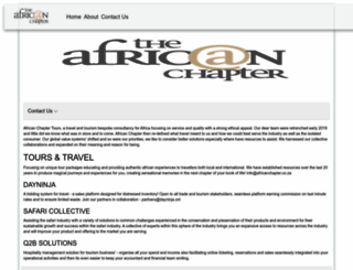 africanchapter.co.za screenshot