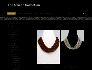 africancollection.com.au screenshot