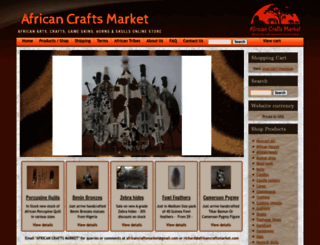 africancraftsmarket.com screenshot