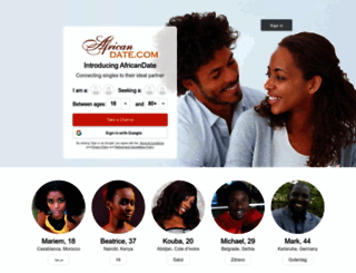 africandate.com screenshot