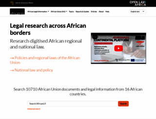 africanlii.org screenshot