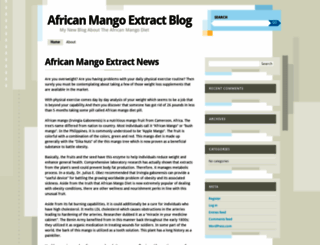 africanmangoextractblog.wordpress.com screenshot