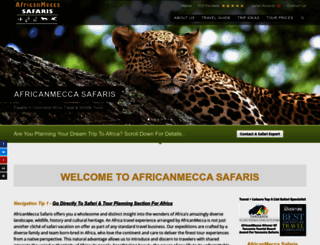 africanmeccasafaris.com screenshot