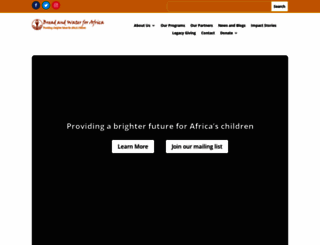 africanrelief.org screenshot