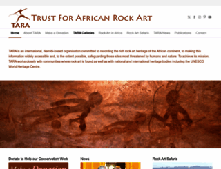 africanrockart.org screenshot