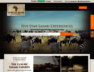 africansafaris.com screenshot