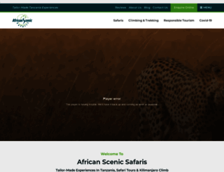 africanscenicsafaris.com screenshot