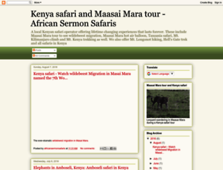 africansermonsafariskenya.blogspot.com screenshot
