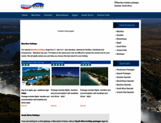africanshores.co.za screenshot
