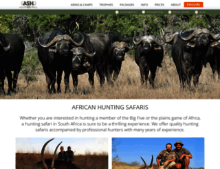 africanskyhunting.co.za screenshot
