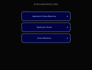 africanspress.org screenshot