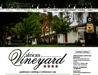 africanvineyard.co.za screenshot