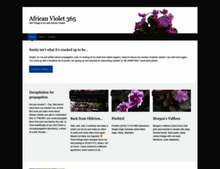 africanviolet365.wordpress.com screenshot