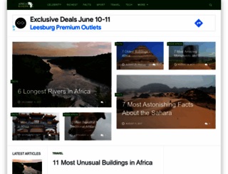 africaranking.com screenshot