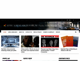 africaresearch.org screenshot