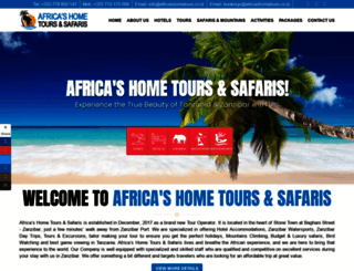 africashometours.co.tz screenshot