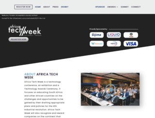 africatechweek.co.za screenshot