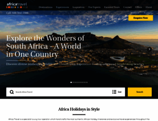 africatravel.com screenshot