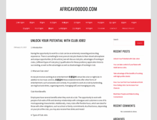africavoodoo.com screenshot