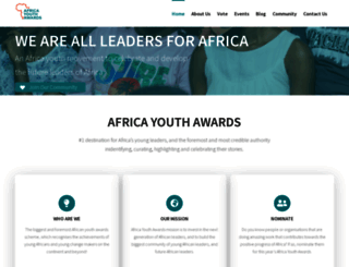 africayouthawards.org screenshot