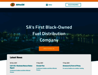 africoil.co.za screenshot