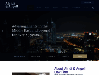 afridi-angell.com screenshot