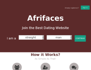 afrifaces.com screenshot