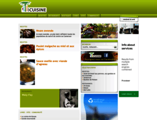 afrik-cuisine.com screenshot