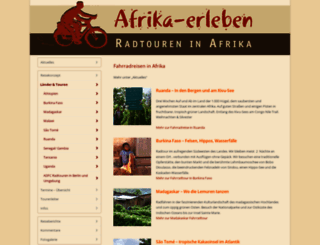 afrika-erleben.de screenshot