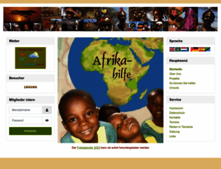 afrika-hilfe-franken.de screenshot