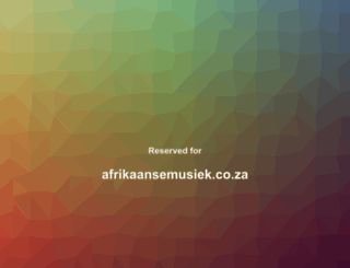 afrikaansemusiek.co.za screenshot