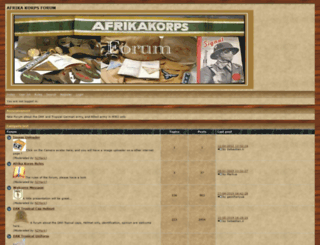 afrikakorps.forumcrea.com screenshot
