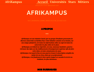 afrikampus.com screenshot
