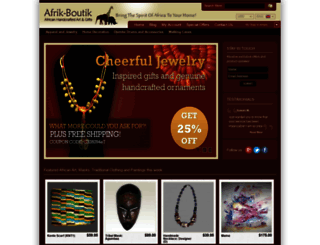 afrikboutik.com screenshot