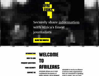 afrileaks.org screenshot