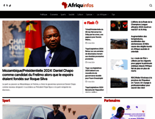 afriquinfos.com screenshot