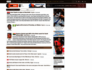 afrobasket.com screenshot