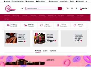 afroglamourcosmetics.com screenshot