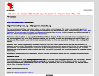 afropedea.org screenshot