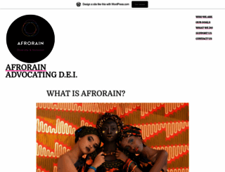 afrorain.com screenshot