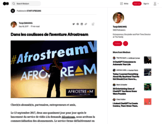 afrostream.tv screenshot