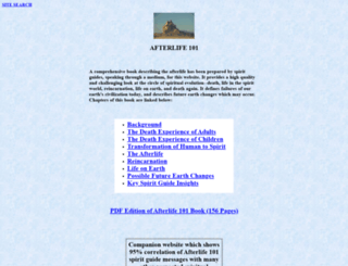 afterlife101.com screenshot