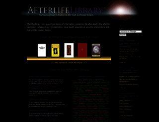 afterlifelibrary.com screenshot