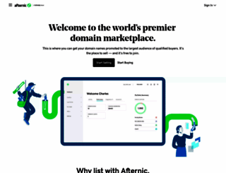 afternic.com screenshot