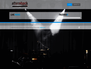 aftershockshows.com screenshot